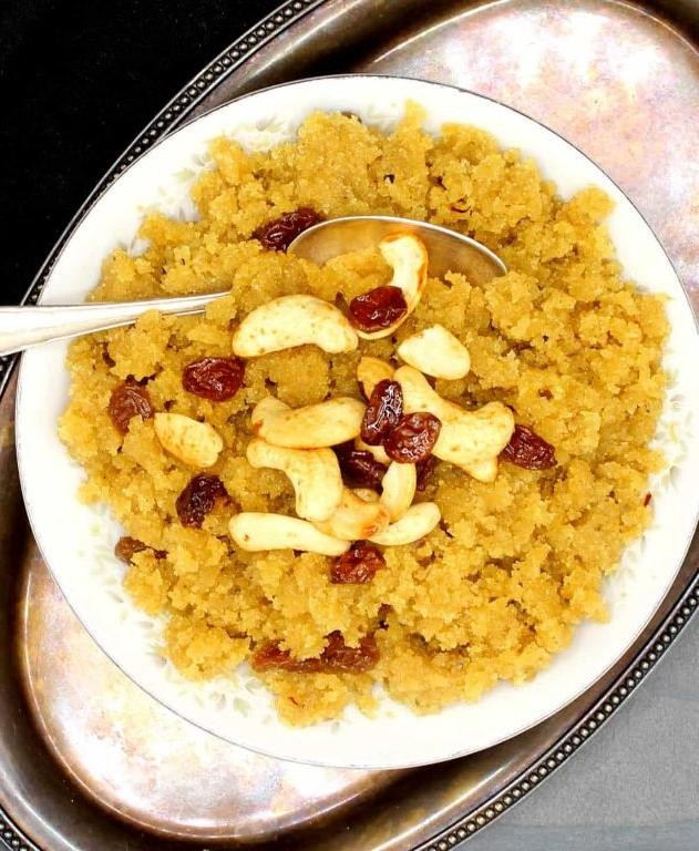 Sooji Ka Halwa with Coconut Milk
