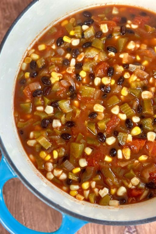 Southwest Corn and Black Bean Soup