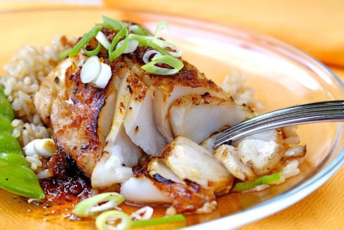 Soy-Ginger Sablefish with Jasmine Rice