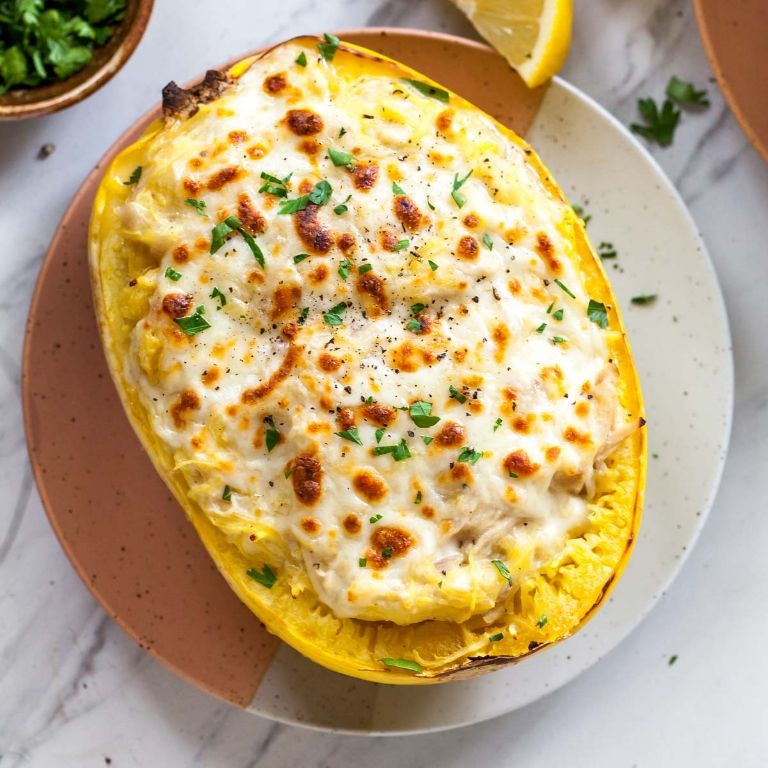 Spaghetti Squash Alfredo