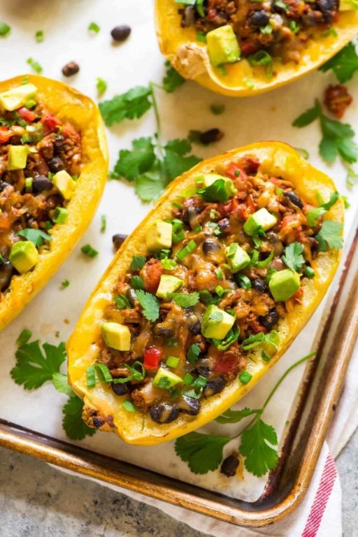 Spaghetti Squash Tacos