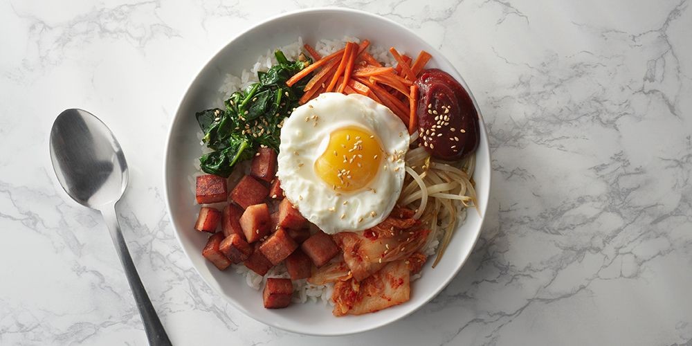 Spam Bibimbap with Gochujang Sauce