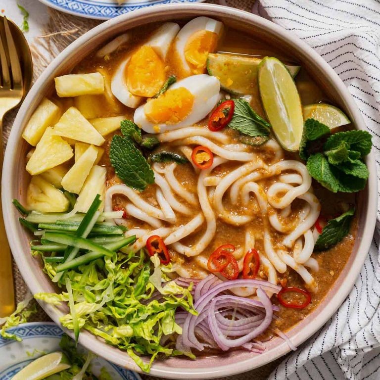 Spam Laksa Noodle Soup