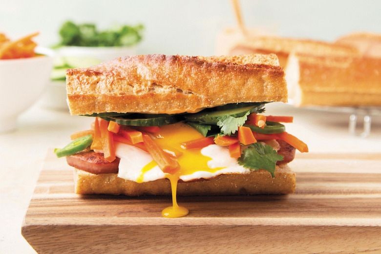 Spam and Egg Breakfast Banh Mi