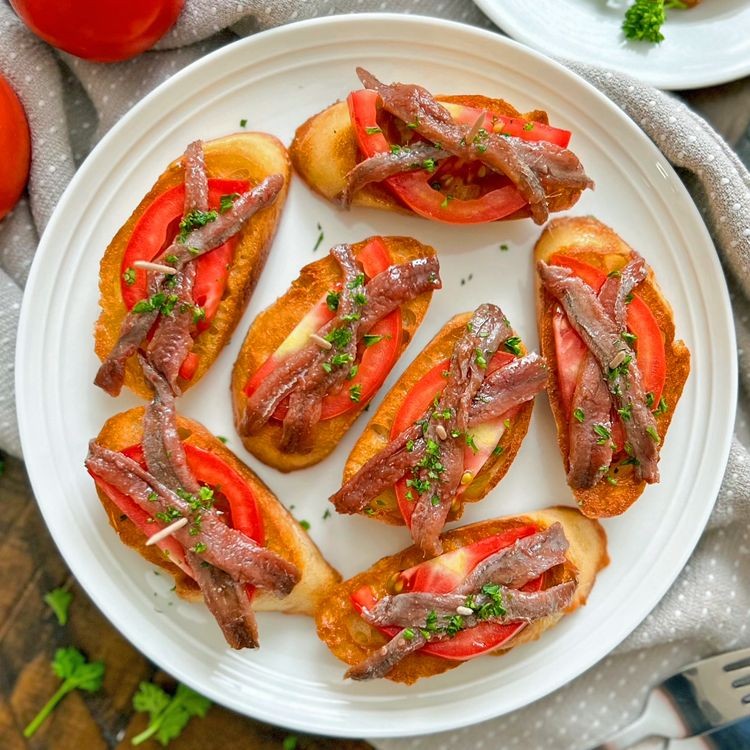 Spanish Anchovy Tapas