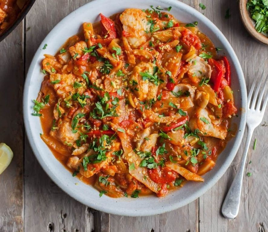 Spanish Fish Stew with Saffron