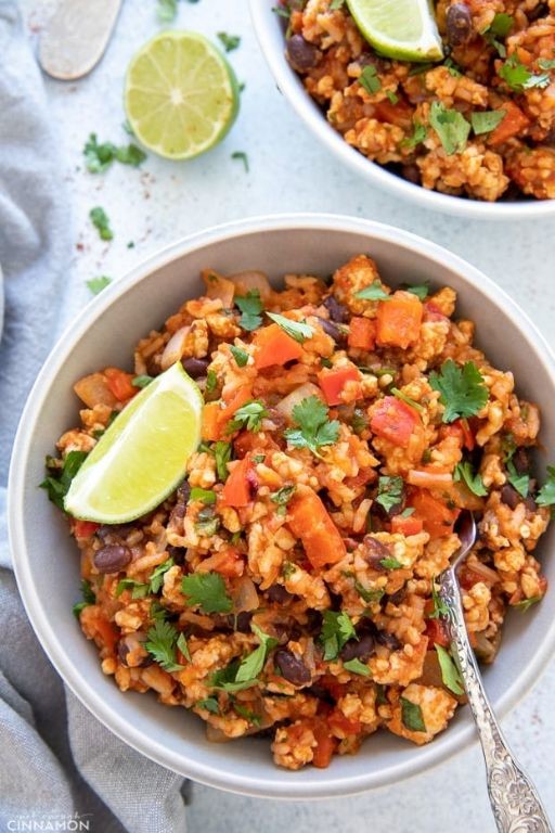 Spanish Rice with Ground Turkey