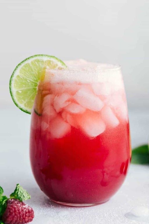 Sparkling Raspberry Limeade
