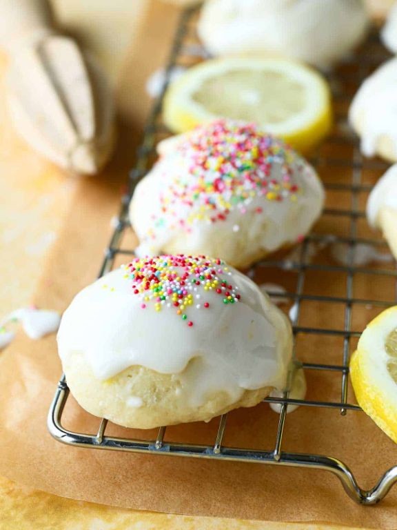Speedy Lemon Drop Cookies