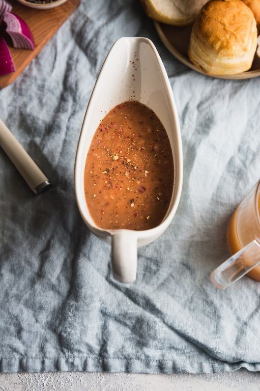 Spiced Apple Cider Gravy