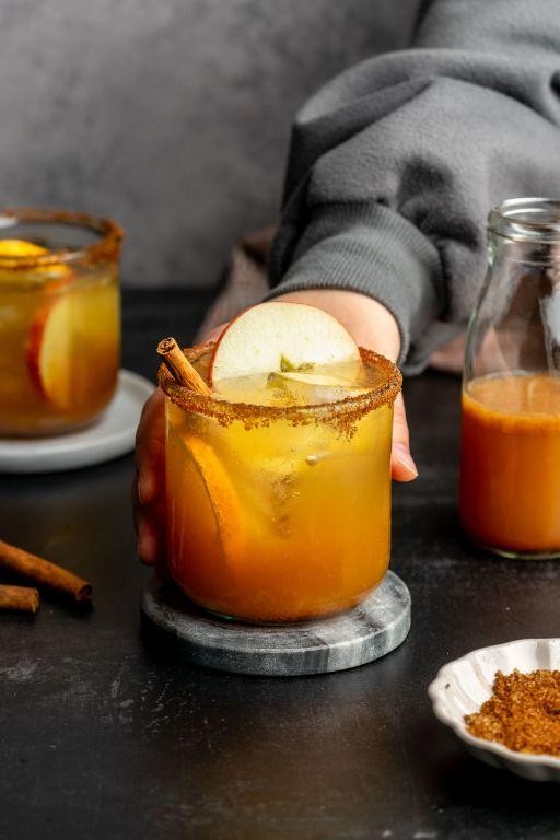 Spiced Apple Cider Mocktail