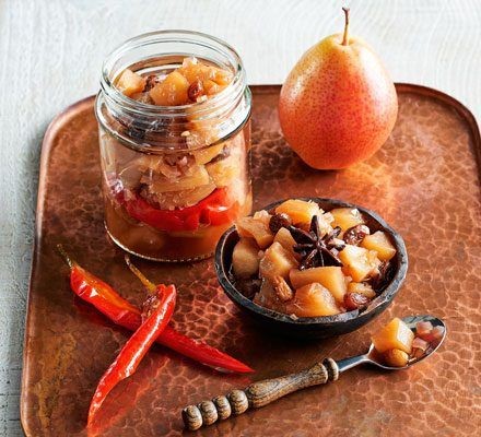 Spiced Bartlett Pear Chutney