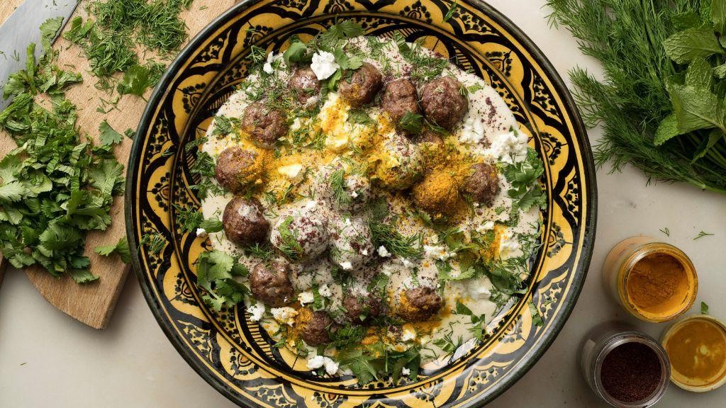 Spiced Lamb Meatballs with Yogurt Sauce