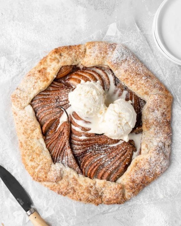 Spiced Pear Galette