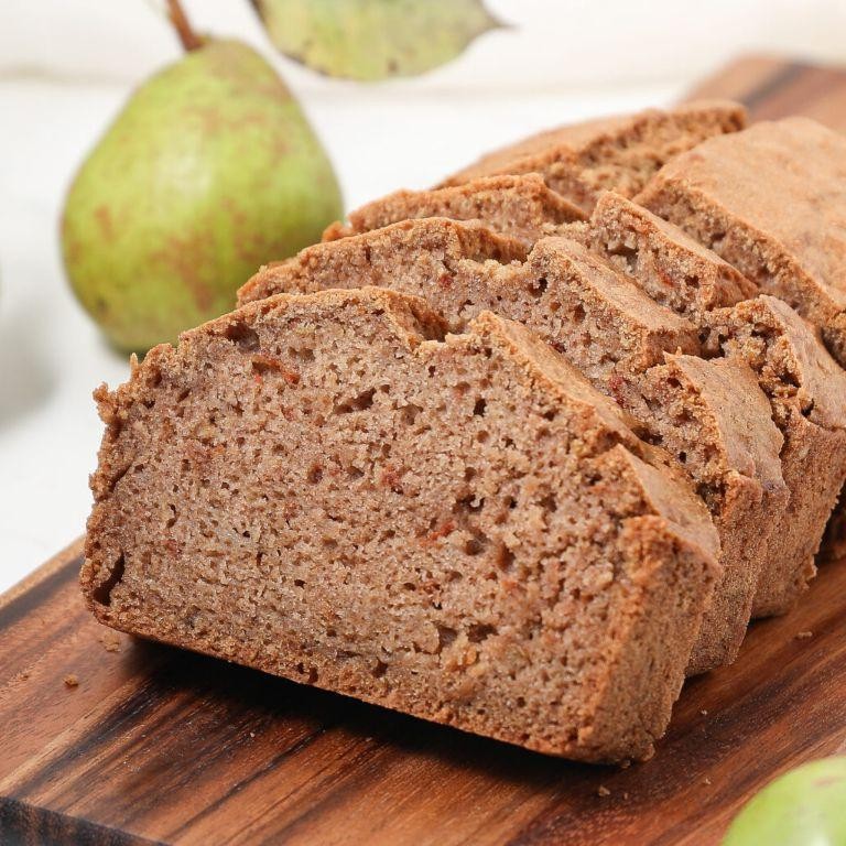 Spiced Pear and Walnut Bread