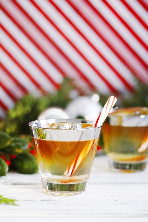 Spiced Peppermint Old Fashioned