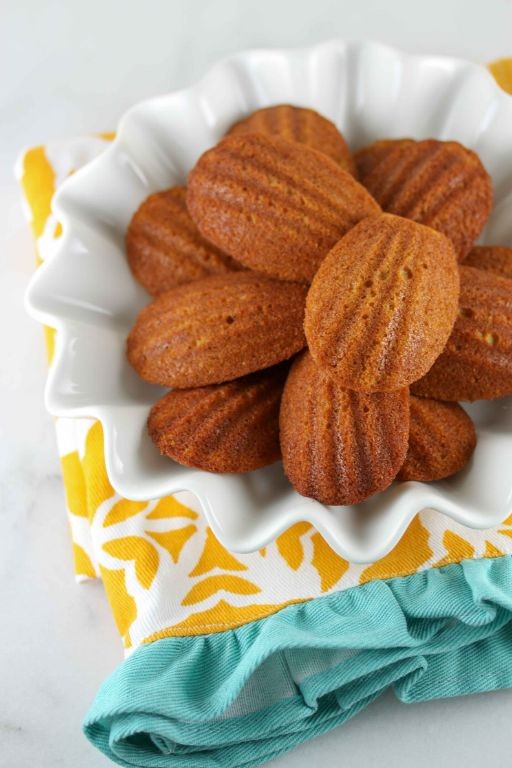 Spiced Pumpkin Madeleines