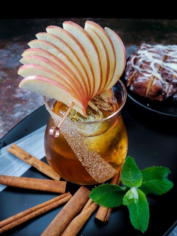Spiced Rum Apple Fritters