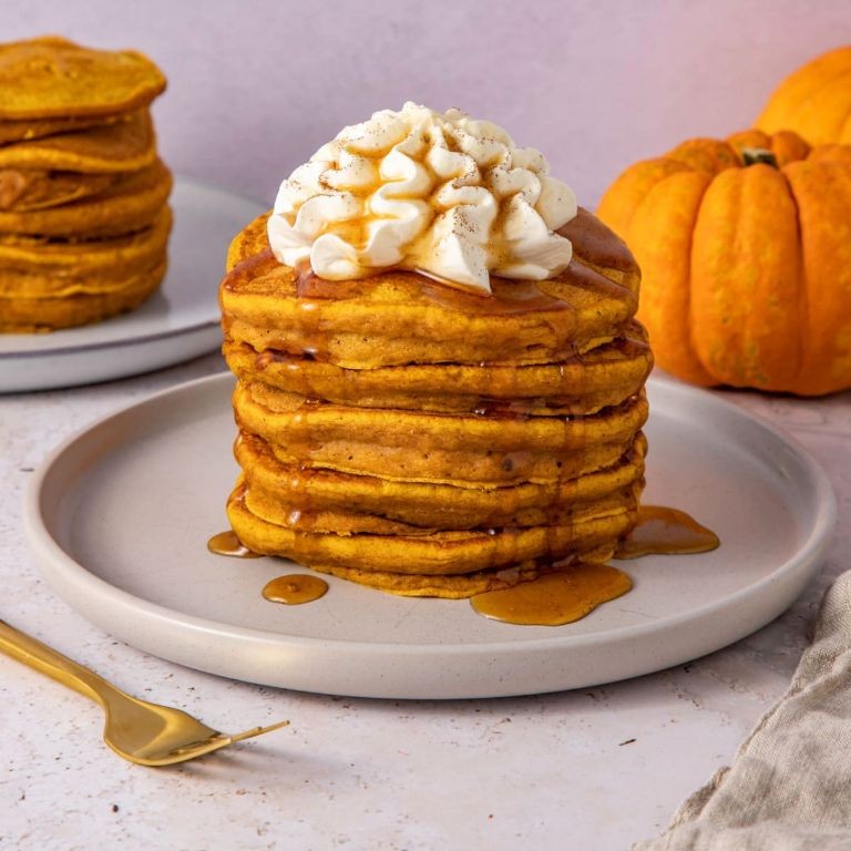 Spiced Sugar Pumpkin Pancakes