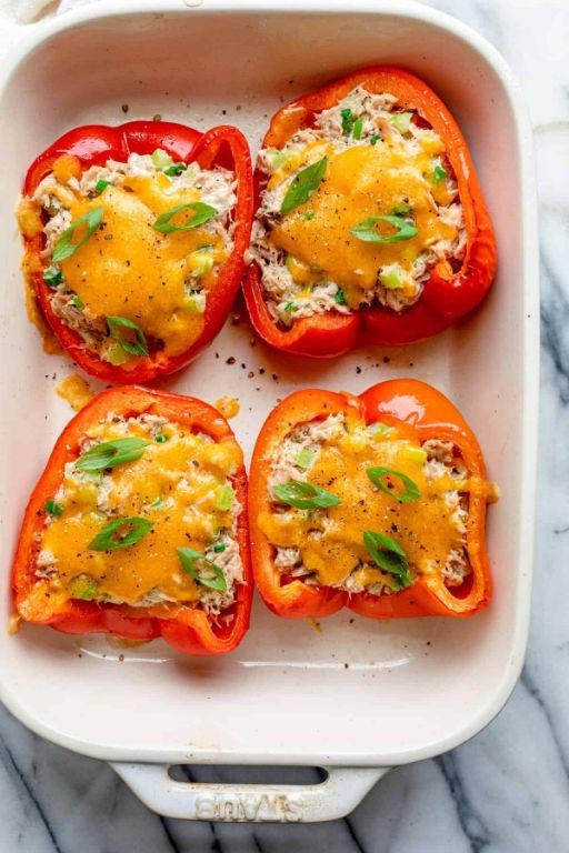 Spicy Ahi Tuna Stuffed Peppers
