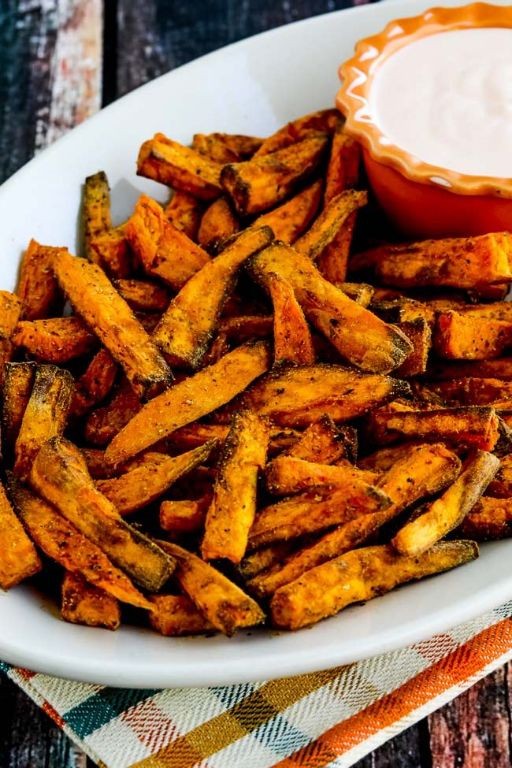 Spicy Air Fryer Sweet Potato Fries