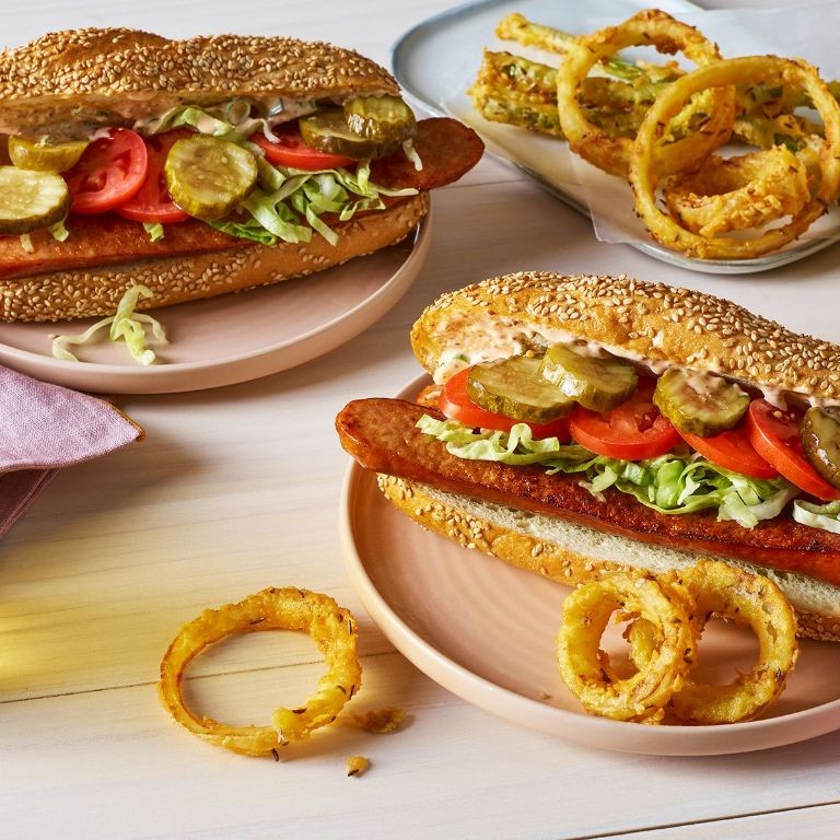Spicy Andouille Sausage Sandwich with Remoulade Sauce