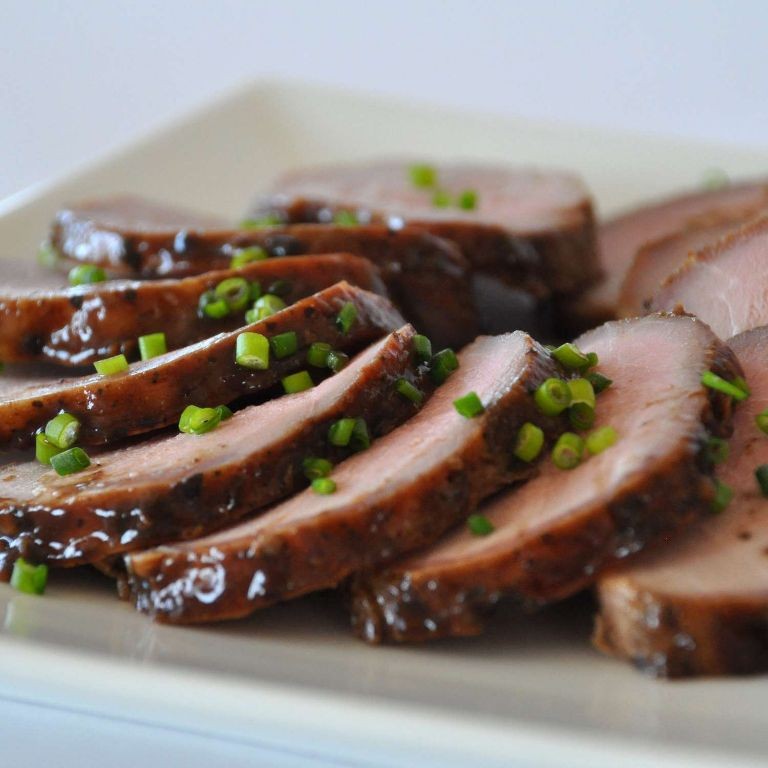 Spicy Asian Marinated Pork Tenderloin