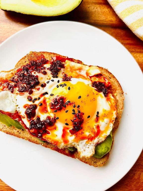 Spicy Avocado Toast with Chili Flakes