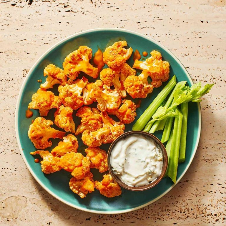 Spicy Buffalo Cauliflower Bites