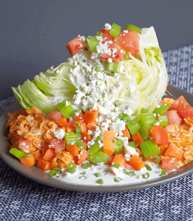 Spicy Buffalo Wedge Salad