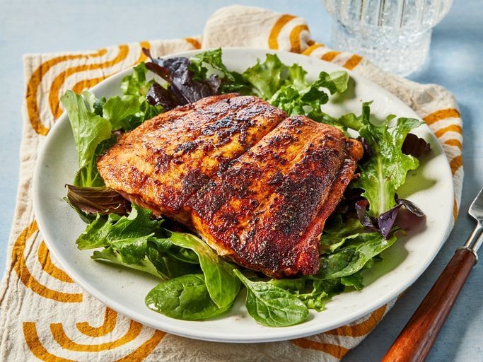 Spicy Cajun Blackened Salmon