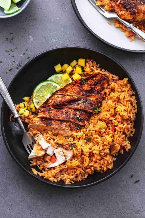 Spicy Cajun Chicken and Minute Rice Bowl