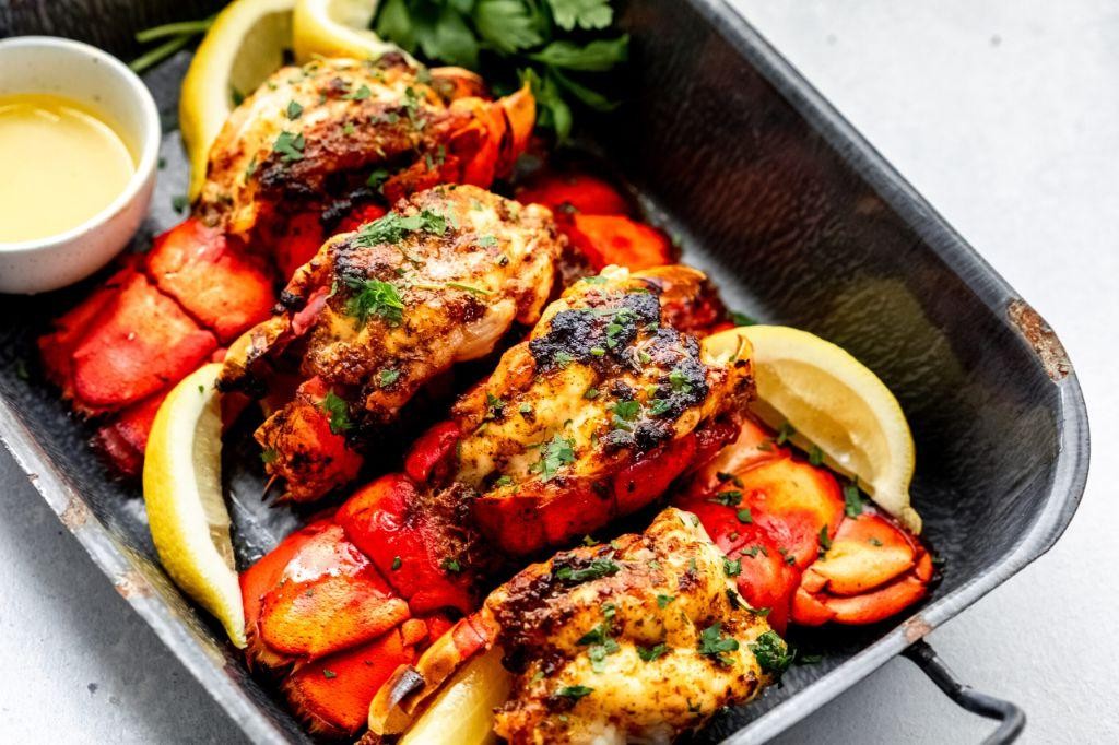 Spicy Cajun Grilled Lobster Tail