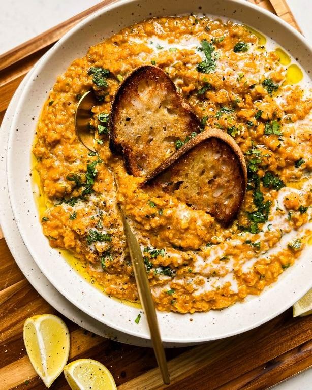 Spicy Canned Lentil Curry