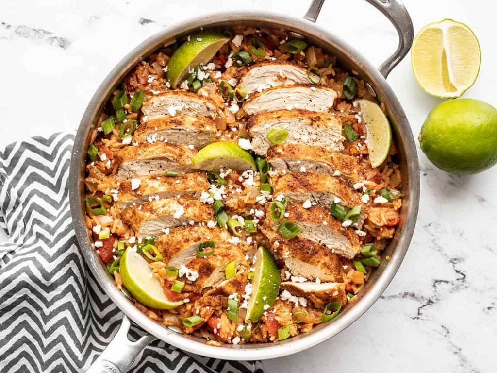Spicy Chipotle Chicken and Rice Skillet