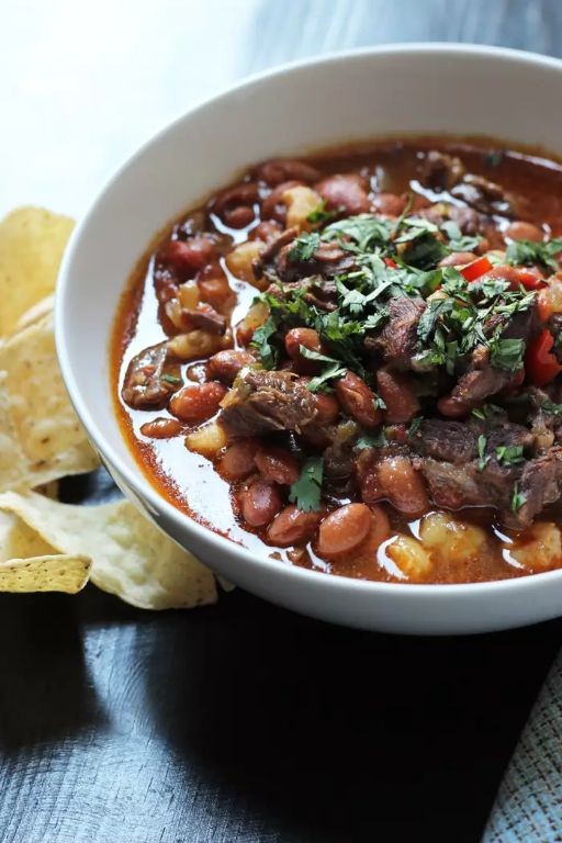 Spicy Crock Pot Beef and Bean Stew