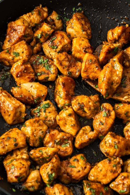 Spicy Garlic Chicken Chunks