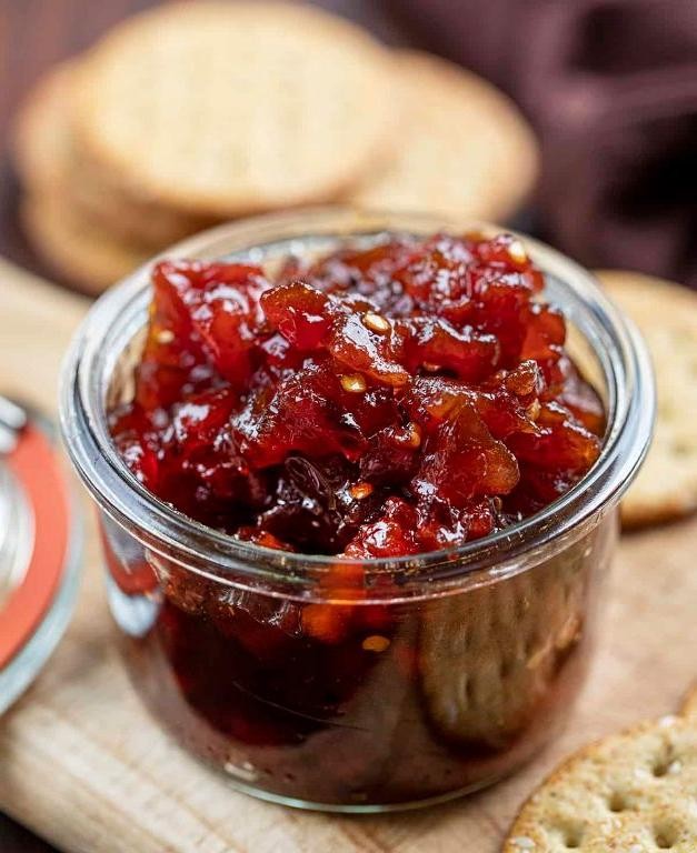 Spicy Grape Tomato Jam