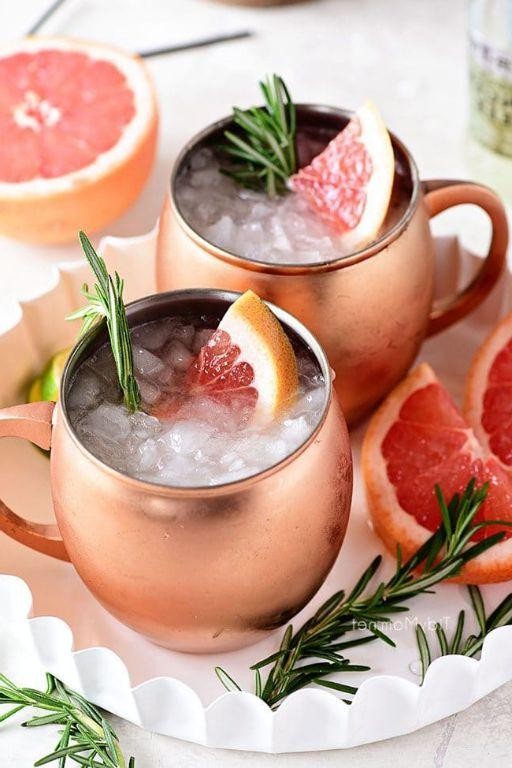 Spicy Grapefruit Mexican Mule