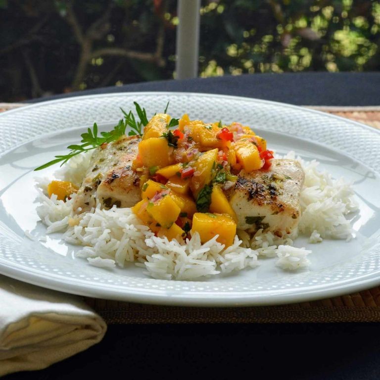 Spicy Grilled Tilapia with Mango Salsa