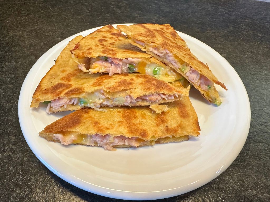 Spicy Ham and Pepper Jack Quesadilla