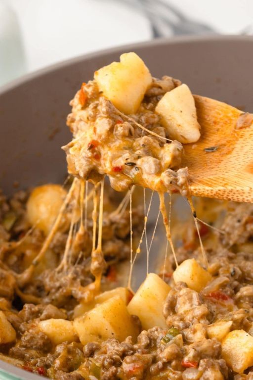 Spicy Hamburger Skillet Hash