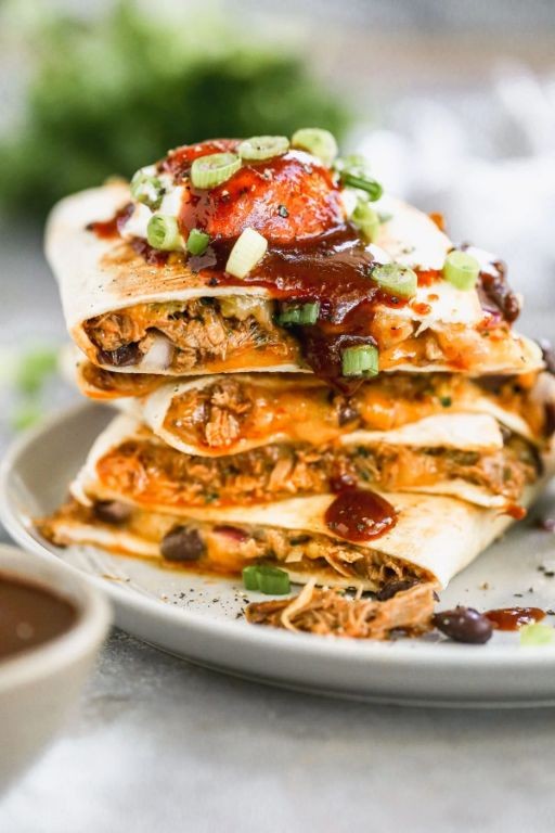 Spicy Harvest Creek Pulled Pork Quesadillas