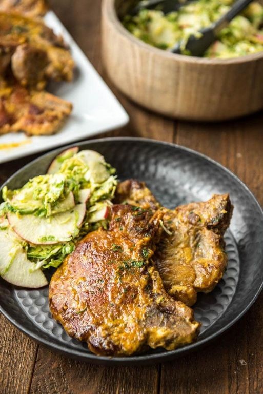 Spicy Honey Mustard Pork Steaks Slow Cooker Recipe