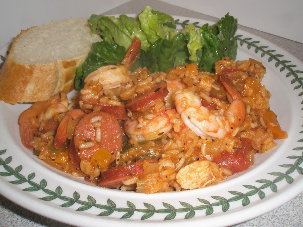 Spicy Hot Link Jambalaya