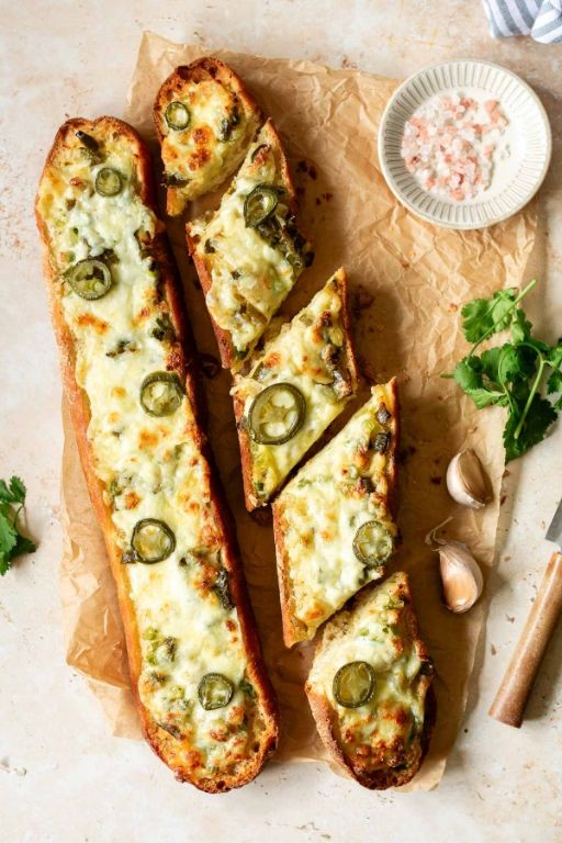 Spicy Jalapeño Garlic Bread