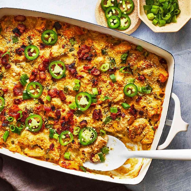 Spicy Jalapeño Popper Casserole