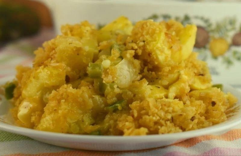 Spicy Jalapeño Squash Casserole