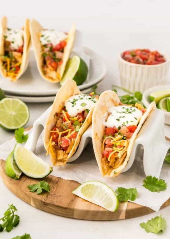 Spicy Keto Shredded Chicken Tacos