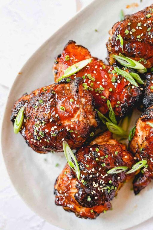 Spicy Korean Gochujang Chicken Thighs